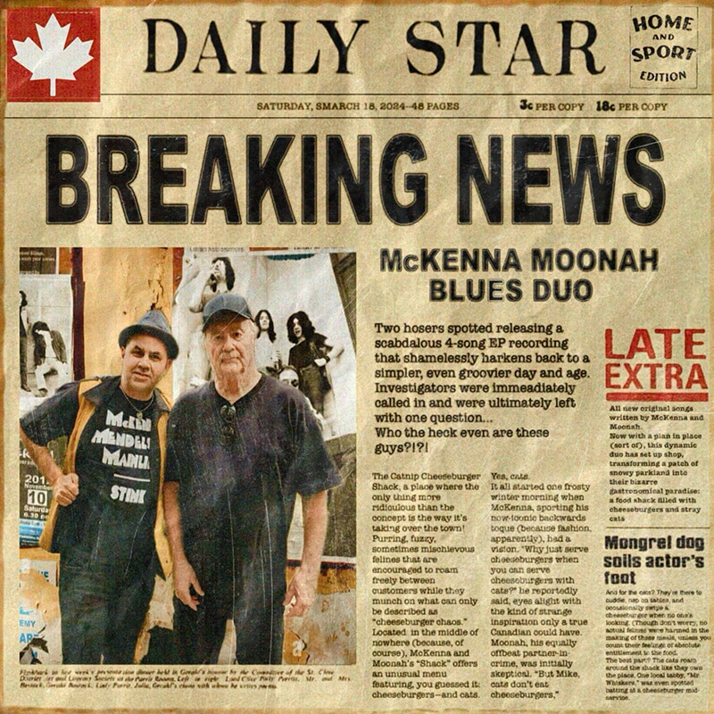 McKenna Moonah Blues Duo  Breaking News